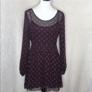 Free People “Baby Dee” Chiffon Dress